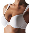 Bali Seductive Curves Deep Plunge Seamless Underwire Bra